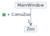 Current object state after this section. Only items introduced in section 1 are marked with green squares.
