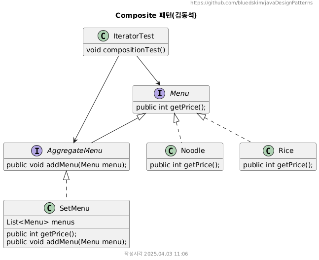 Iterator 패턴(김동석)